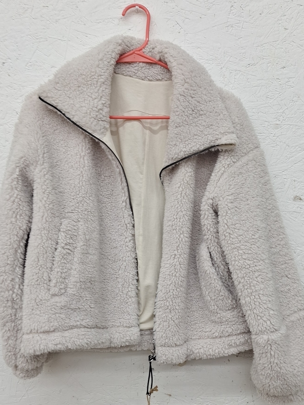 Lululemon Cozy Sherpa Jacket - Light Gray